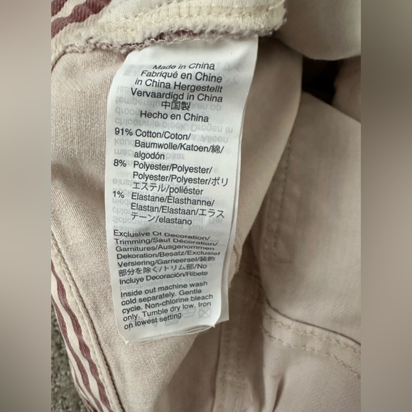 Madewell The High-Rise Slim Boyjean in Luca Stripe - Size 26 - Picture 12 of 16